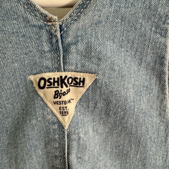 Oshkosh Denim Sparkle star print Tulle Skirt Overall Dress 5T - Picture 6 of 6